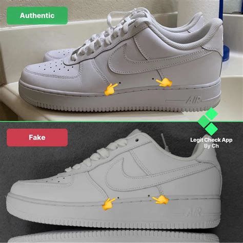 how to tell if nike air force 1 are fake|air force 1 genuine check.